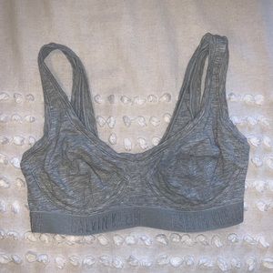 Gray Calvin Klein Underwire Bra